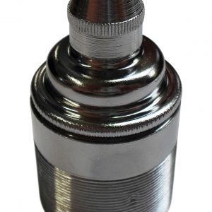 Metalbrite ES Cordgrip Lampholder [Threaded Skirt] (Chrome)