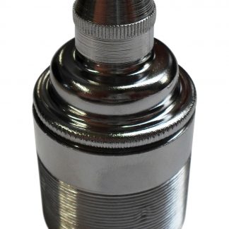 Metalbrite ES Cordgrip Lampholder [Threaded Skirt] (Chrome)