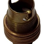 Metalbrite SBC Half Inch Lampholder (Antique Brass)