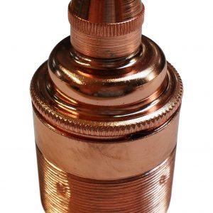 Metalbrite ES Cordgrip Lampholder [Threaded Skirt] (Copper)