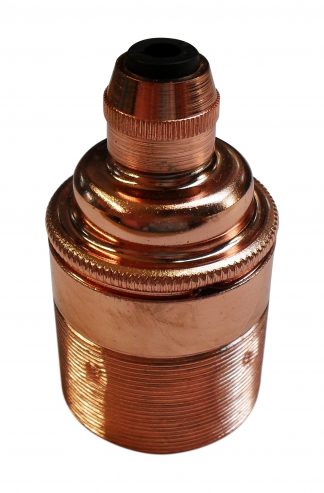 Metalbrite ES Cordgrip Lampholder [Threaded Skirt] (Copper)