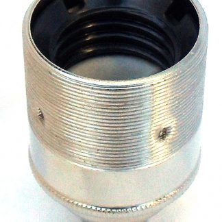 Metalbrite ES Half Inch Lampholder [Threaded Skirt] (Nickel)