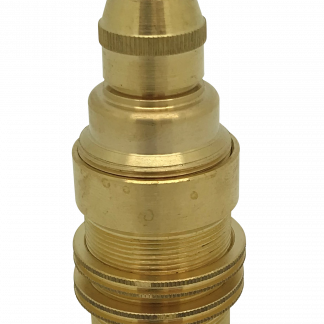 Metalbrite SES Cordgrip Lampholder [Threaded Skirt] (Brass)