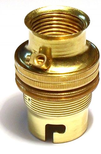 Metalbrite Conduit BC 20mm Lampholder (Brass)