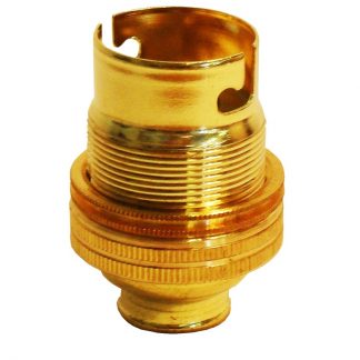Metalbrite BC ⅝" Lampholder (Brass)