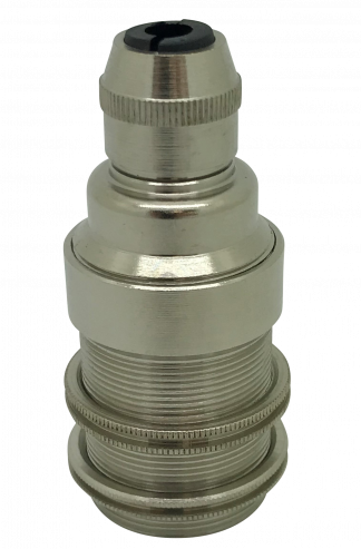 Metalbrite SES Cordgrip Lampholder [Threaded Skirt] (Nickel)