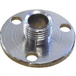 Flange Plate 10mm Male Thread (Nickel)