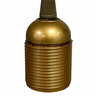 Continental ES Cordgrip Lampholder [Threaded Skirt] (Gold)