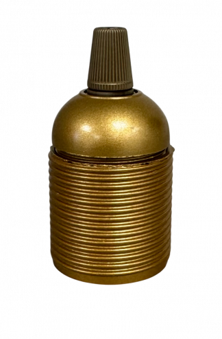 Continental ES Cordgrip Lampholder [Threaded Skirt] (Gold)