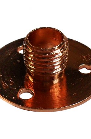 Flange Plate 10mm Male Thread (Copper)