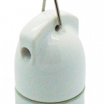 Porcelain Festoon E27 Lampholder (White)