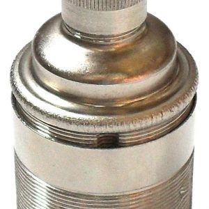 Metalbrite ES Cordgrip Lampholder [Threaded Skirt] (Nickel)