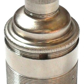 Metalbrite ES Cordgrip Lampholder [Threaded Skirt] (Nickel)
