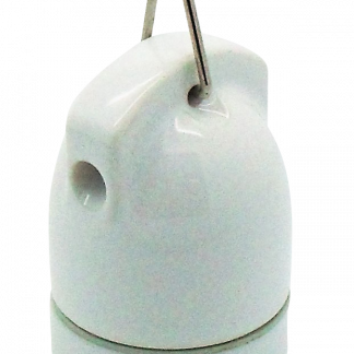 Porcelain Festoon E27 Lampholder (White)