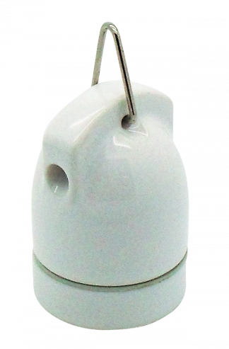 Porcelain Festoon E27 Lampholder (White)