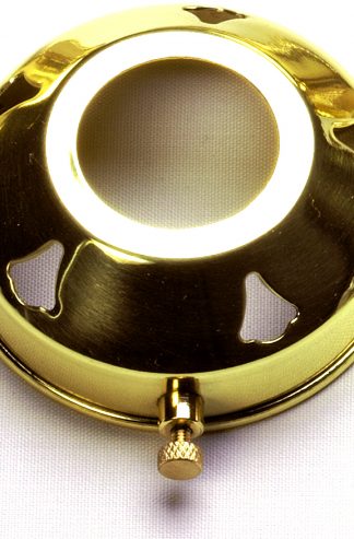2¼" Gallery with 29mm Centre Hole (Brass)