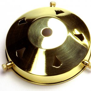 4¼" Gallery with 10mm Centre Hole (Brass)