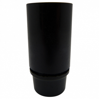 Plastic SES 10mm Lampholder [Smooth Skirt] (Black)
