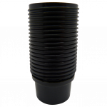 Plastic SES 10mm Lampholder [Threaded Skirt] (Black)