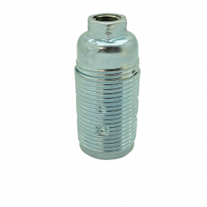 Plated SES 10mm Lampholder [Threaded Skirt] (Chrome)