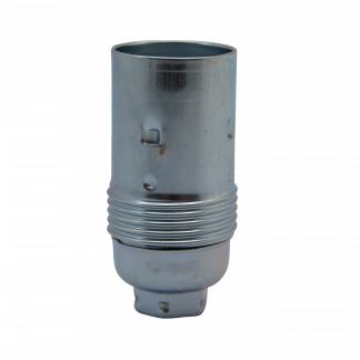 Plated SES 10mm Lampholder [Smooth Skirt] (Chrome)