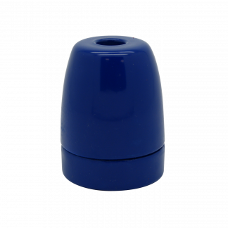 Gloss Porcelain ES 10mm Lampholder (Blue)