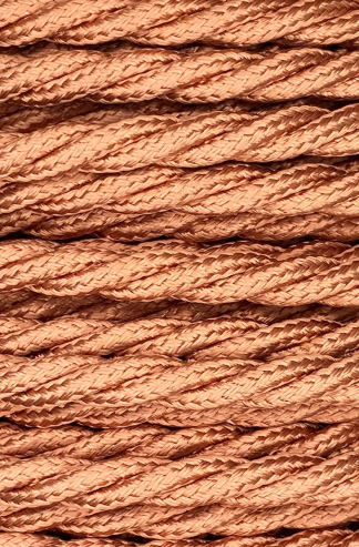 3 Core 0.75mm Twisted Braided Flex (COPPER)