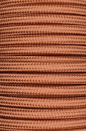 3 Core 0.75mm Round Braided Flex (COPPER)