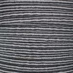 3 Core 0.75mm Round Braided Flex (BLACK/WHITE CHEQUED)