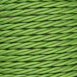 3 Core 0.75mm Twisted Braided Flex (CYPRUS GREEN)