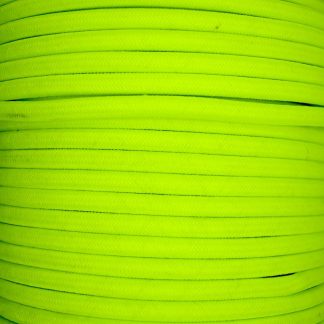 3 Core 0.75mm Round Braided Flex (FLUORESCENT YELLOW)