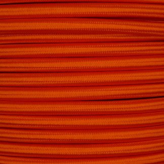 3 Core 0.75mm Round Braided Flex (ORANGE)