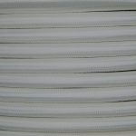 3 Core 0.75mm Round Braided Flex (WHITE)