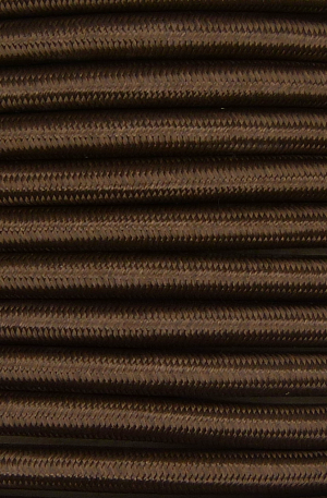 3 Core 0.75mm Round Braided Flex (BROWN)