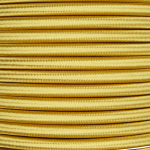 3 Core 0.75mm Round Braided Flex (BRASS)
