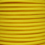 3 Core 0.75mm Round Braided Flex (YELLOW)