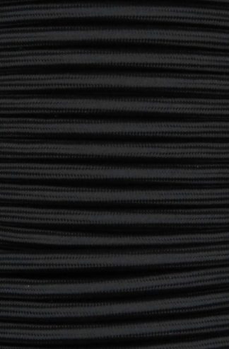 3 Core 0.75mm Round Braided Flex (BLACK)