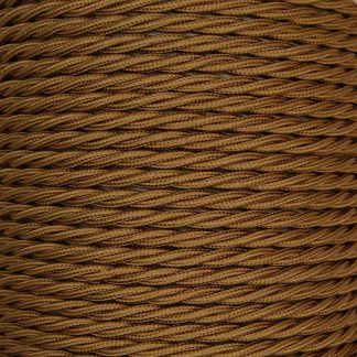 3 Core 0.75mm Twisted Braided Flex (BRONZE)
