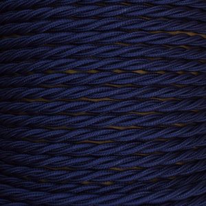 3 Core 0.75mm Twisted Braided Flex (NAVY)