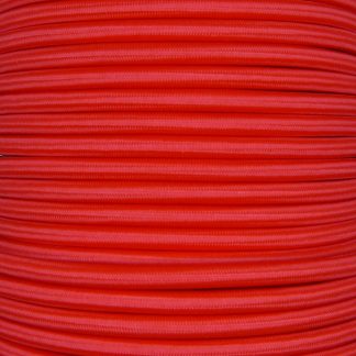 3 Core 0.75mm Round Braided Flex (POPPY RED)