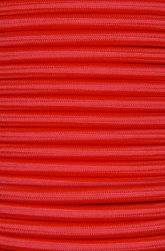 3 Core 0.75mm Round Braided Flex (POPPY RED)