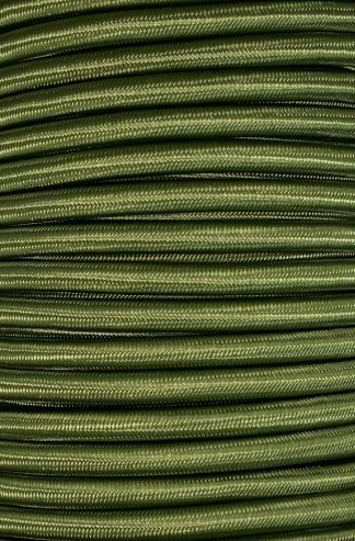 3 Core 0.75mm Round Braided Flex (CYPRUS GREEN)