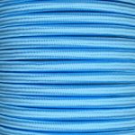 3 Core 0.75mm Round Braided Flex (LIGHT BLUE)