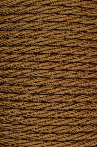 3 Core Twisted Bronze UL Rated Braided Flex