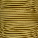 2 Core 0.5mm Flat (Oval) Brass Braided Flex