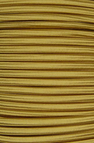 2 Core 0.5mm Flat (Oval) Brass Braided Flex