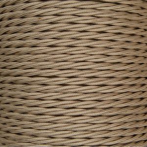 3 Core 0.75mm Twisted Braided Flex (PIGEON)