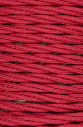 3 Core 0.75mm Twisted Braided Flex (CERISE)