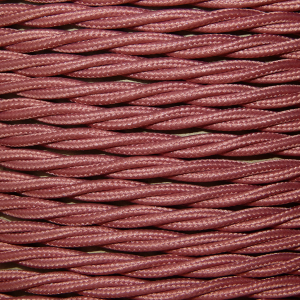 3 Core 0.75mm Twisted Braided Flex (ROSE PINK)